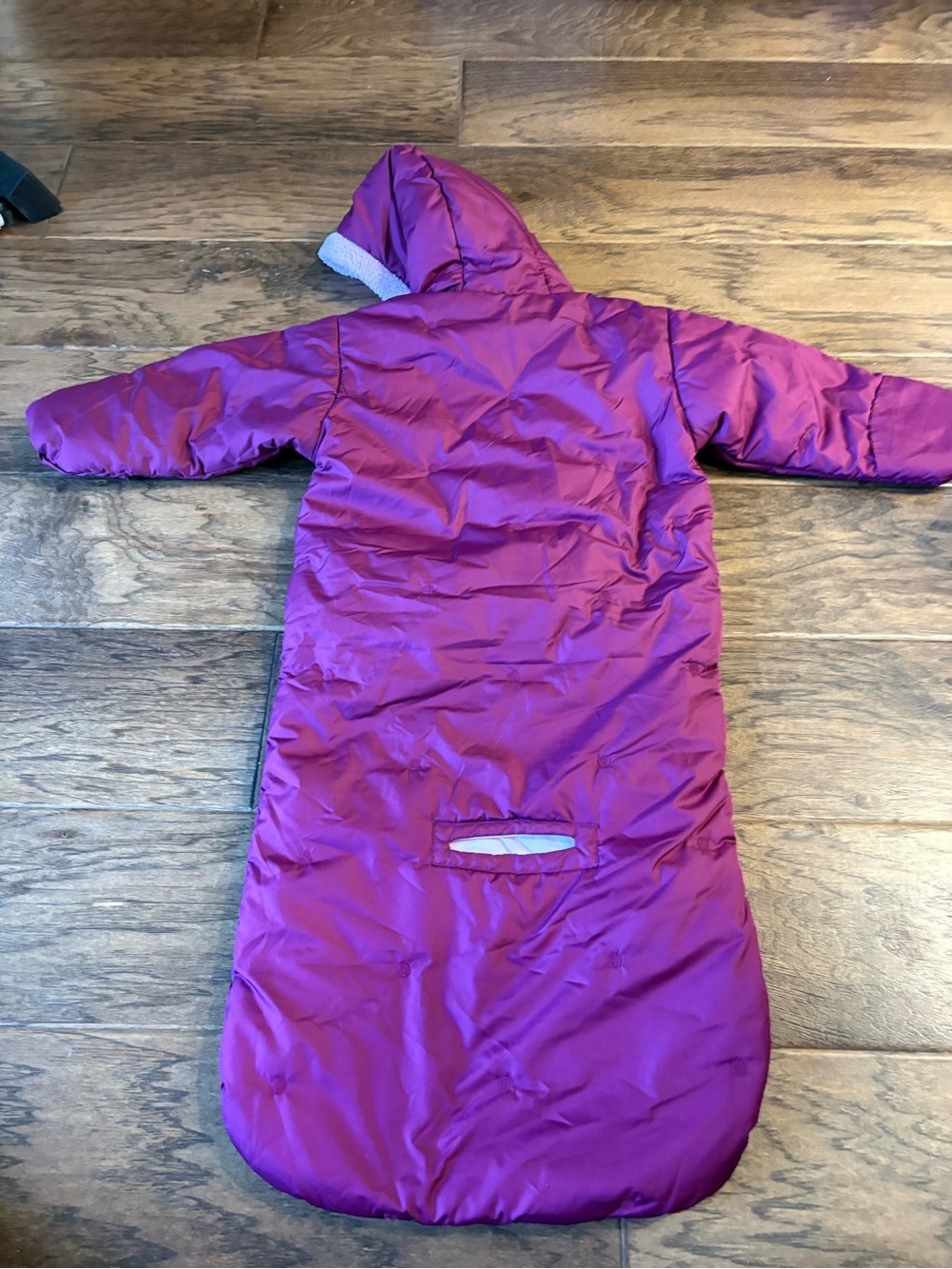 Columbia Purple Hooded Kids Puffer Sleep Sack - Picture 8 of 8